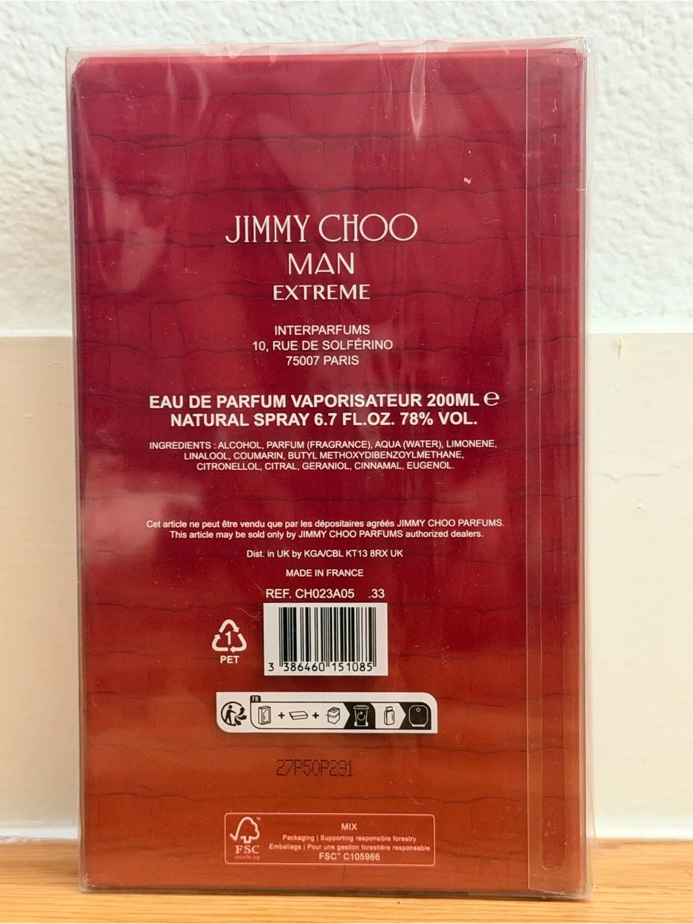 NIB Jimmy Choo Man Extreme - 6.7fl oz!!